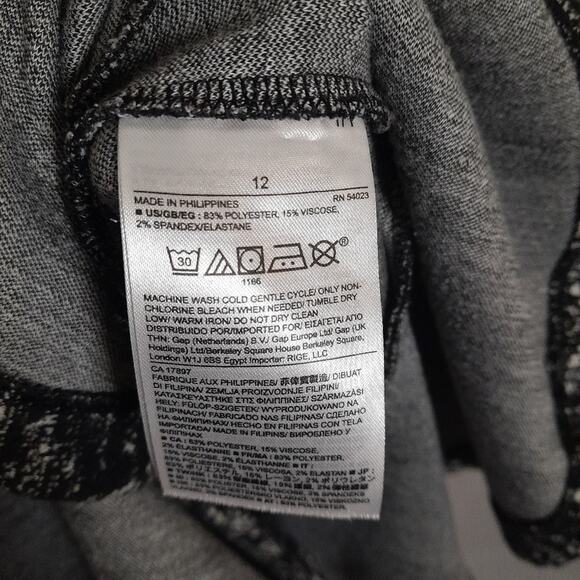 Banana Republic Black White Stretch Dress Women 12 Classic Corpcore Business - Picture 4 of 7